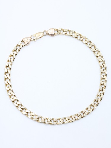 Gold curb link - gold, 9ct