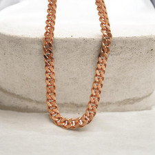 Pure Solid Copper Cuban Curb