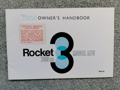 Bsa 750 a75 rocket owners - bsa, 3