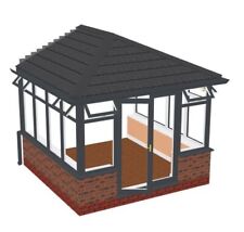 3m x 3m Tiled conservatory including Base fitting available throughout England