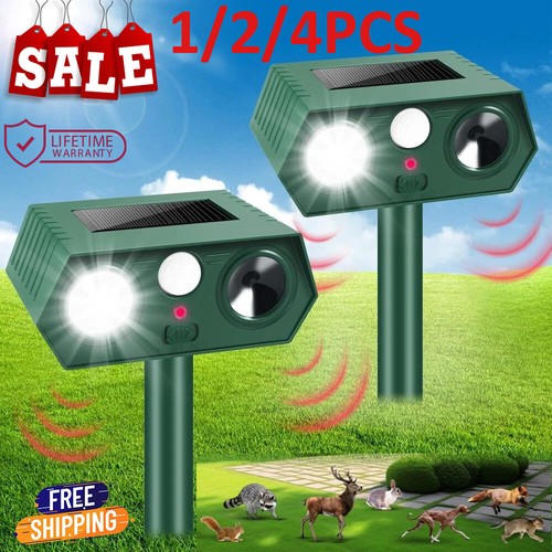 Solar ultrasonic cat repellent - cat,