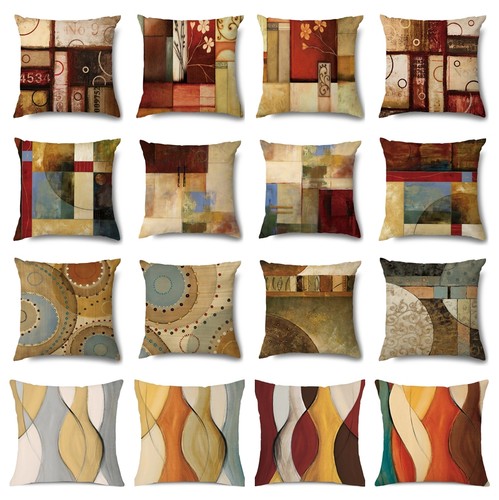 Vintage geometric throw pillow - geometric,