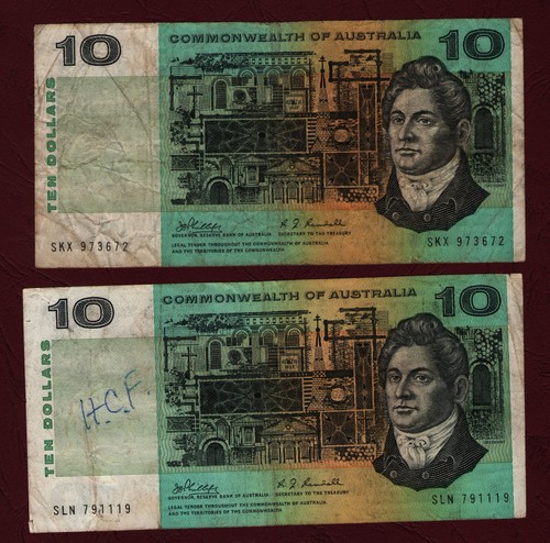 Australian paper banknote - australian,