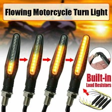 4xLight 12LED Universal Motorcycle Motorbike Turn Signal Indicators Lamp Amber