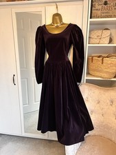 Laura Ashley Purple Velvet