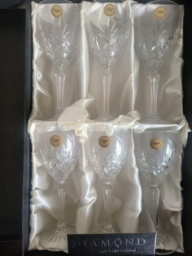 Diamond lead crystal - 24%, set