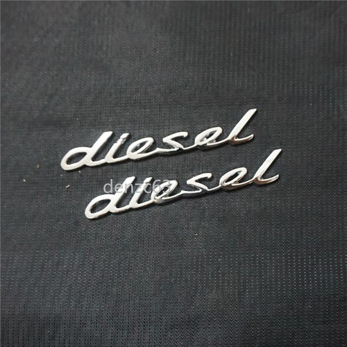 Chrome silver diesel - diesel, metal