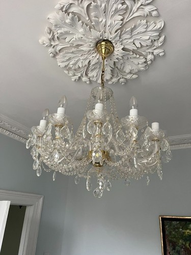Chandelier candle strung - chandelier,