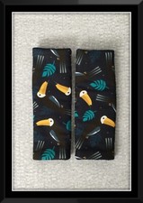 toucans  pram slide on baby harness strap covers pushchair stroller buggy  new