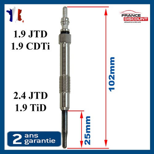 Glow plug for - brava, bravo