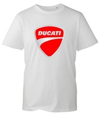CUSTOM PRINTED T SHIRT WITH MOTORBIKE IMAGE ie Ducati or your design/logo