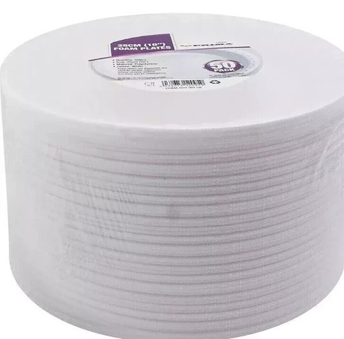 100 foam plates - 100, x