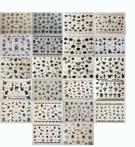 Nail art stickers halloween - nail,