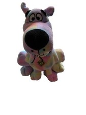 Scooby Doo Rainbow Pastel Tie-Dye Pride Soft Plush Teddy Toy Bandai Namco 12”