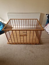 Babys Wooden Play Pen Antique