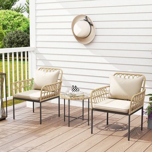 Rattan bistro set - rattan,