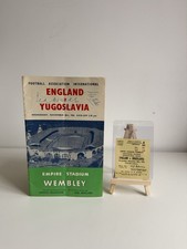 1956 ENGLAND v YUGOSLAVIA