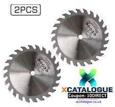 2pcs - TCT Circular Saw Blades, 24T 120mm Dia. 9.5mm (Hole) 1.8mm for Wood