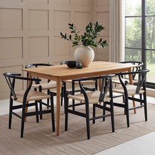 Dusk Heidi Natural Solid Oak 4-6 Seater Dining Table RRP £389
