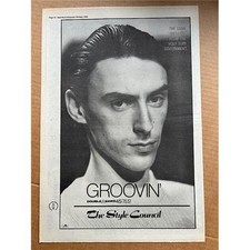 STYLE COUNCIL GROOVIN'  POSTER SIZED original music press advert from 1984 - pri