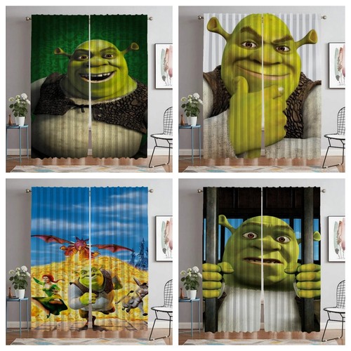 Monster shrek curtains - monster, kids