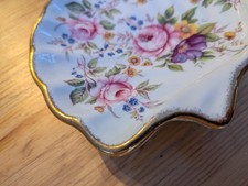 Fenton Bone China Floral Dish
