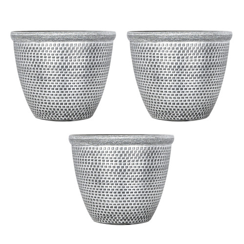 3pc silver round - 3pc,