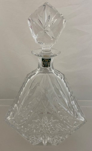 Thomas webb crystal decanter - thomas,