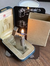 Dunhill Rollergas Lighter Box Papers And Outer Sleeve Full Working Order.