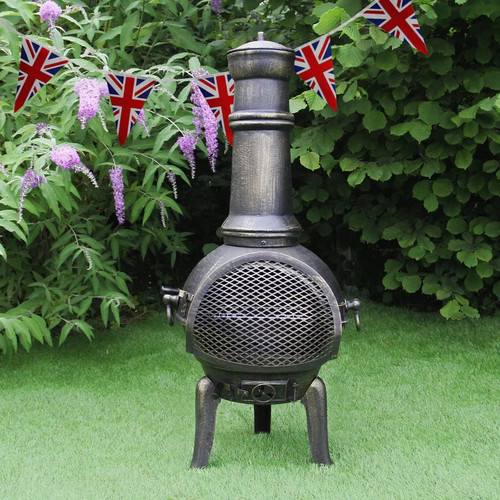 Cast iron chiminea - cast,