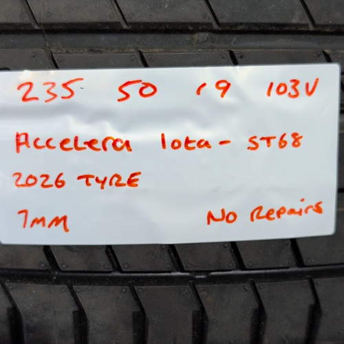 235 103v accelera iota - 235/50/19,