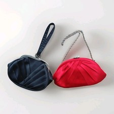 Debut Satin Clutch Bags Red