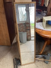 Ornate Gold Tall Mirror Full
