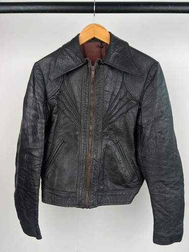 Vintage 70s cropped leather - 70s,