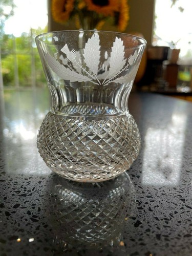 Edinburgh crystal thistle cut - edinburgh,