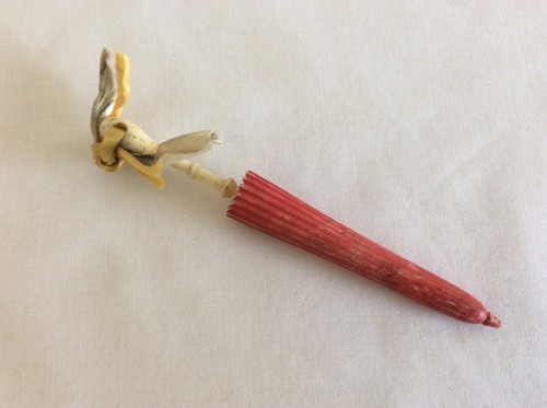 Antique parasol needlecase - needlecase,