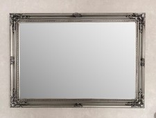 Ornate Wall Mirror & Hardwood