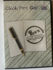 My Craft Studio "Men's Simply Sentiments" Papercrafting CD ROM