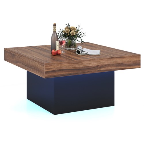 Coffee table with led - coffee,
