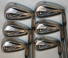 Nike Slingshot irons 5-PW with Nike Slingshot uniflex steel shafts & Nike grips