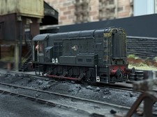 O Gauge Dapol BR Green D3219 Diesel Locomotive, Heavily Professionally Weathered