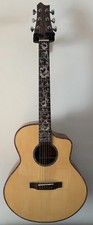 Smiger Acoustic guitar with cutaway. Beautiful abalone/wood inlays and binding