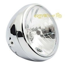 Chrome Front Headlight Cafe