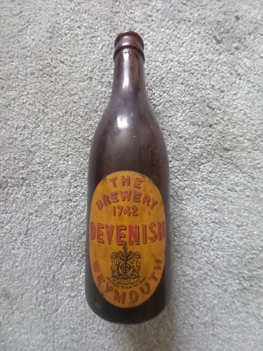 Antique beer bottle devenish - antique,