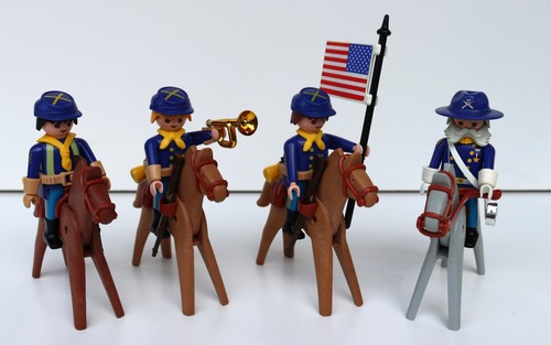 Vintage playmobil cavalry - vintage, u.s.
