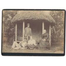 CABINET CARD Photograph Scene