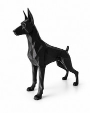 Exclusive Low Poly Dobermann