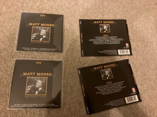 Matt monro original gold cd - monro,