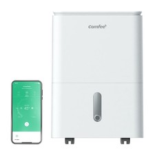 20L/DAY ‎COMFEE Dehumidifier for Home Smart Control 3L Water Tank W/ Wheels
