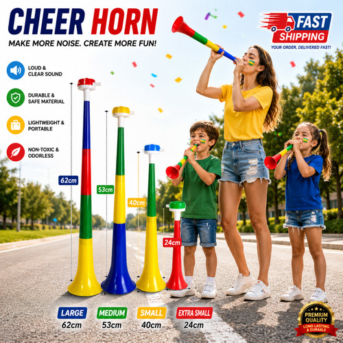 Cheer horn noise - horn, plastic